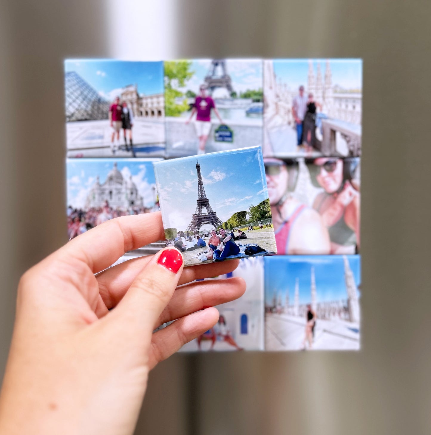 2" x 2" Square Photo Magnets (sold as a set of 9 magnets)